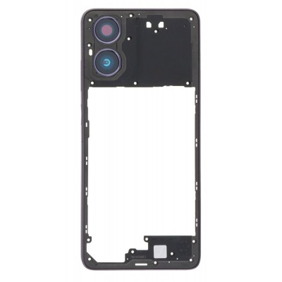 Middle Frame Ring Only For Motorola Moto G04 Black By - Maxbhi Com