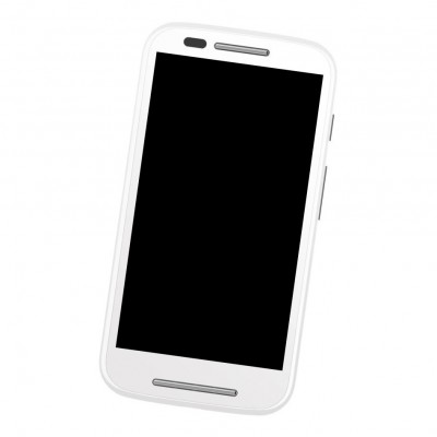 Middle Frame Ring Only for Motorola Moto E Dual TV XT1025 with Digital TV White