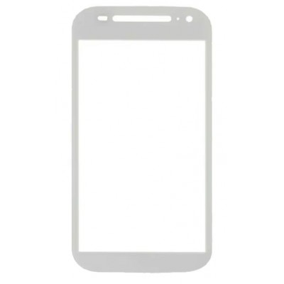 Replacement Front Glass For Motorola New Moto E White By - Maxbhi Com