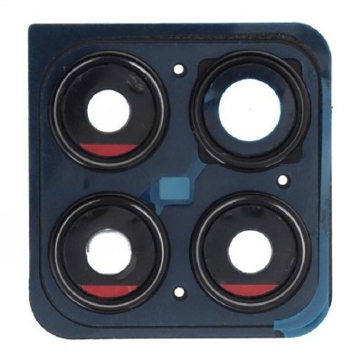 Camera Lens Glass With Frame For Xiaomi Poco X6 Pro Black By - Maxbhi Com