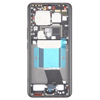 Lcd Frame Middle Chassis For Xiaomi 14 Ultra Black By - Maxbhi Com