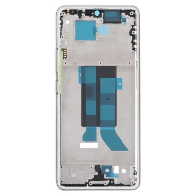 Lcd Frame Middle Chassis For Xiaomi Poco X7 White By - Maxbhi Com