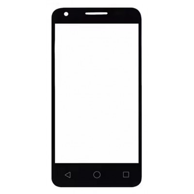 Replacement Front Glass For Alcatel Pixi 3 4 5 Black By - Maxbhi Com