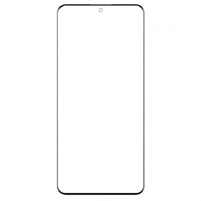 Replacement Front Glass For Xiaomi Poco X7 Black By - Maxbhi Com