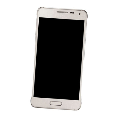 Camera Lens Glass with Frame for Samsung Galaxy Alpha - S801 White