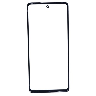 Replacement Front Glass For Motorola Moto G04s Black By - Maxbhi Com