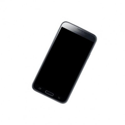 Camera Lens Glass with Frame for Samsung Galaxy S5 Plus White