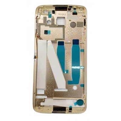 Lcd Frame Middle Chassis For Blackberry Dtek60 White By - Maxbhi Com