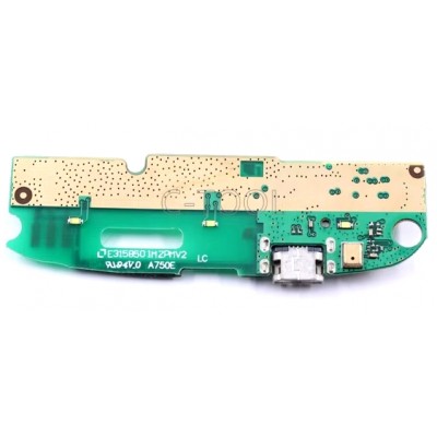 Charging Connector Flex Pcb Board For Lenovo A750 By - Maxbhi Com