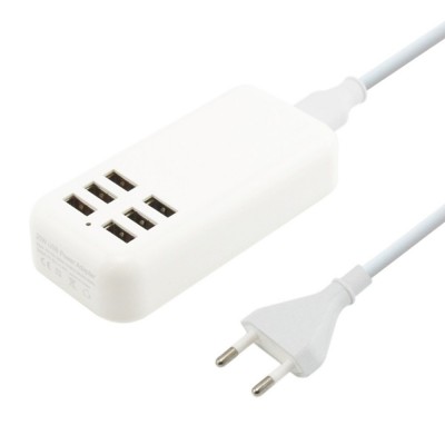 6 Port Multi USB HighQ Fast Charger for I-Mate Mobile SP5m - Maxbhi.com