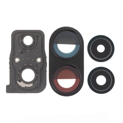 Camera Lens Glass With Frame For Xiaomi Poco X7 Pro 5g Black By - Maxbhi Com