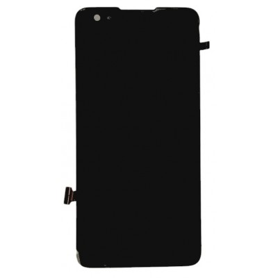 Lcd With Touch Screen For Zte Geek V975 Black By - Maxbhi Com
