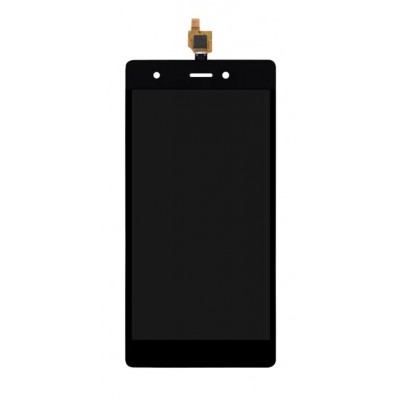 Lcd With Touch Screen For Wiko Pulp 4g Black By - Maxbhi Com