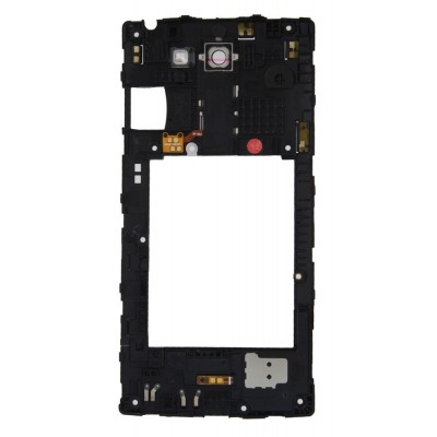 Middle Frame Ring Only For Lg Spirit Lte Black By - Maxbhi Com