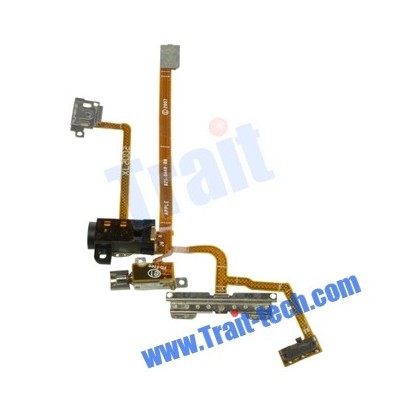 Handsfree Jack Vibrator Flex cable For Apple iPhone 2G
