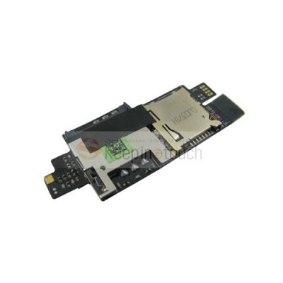 SIM Card Connector for HTC A9191 Desire HD, G10 Cell Phones, (memory card connector, with flat cable) OG