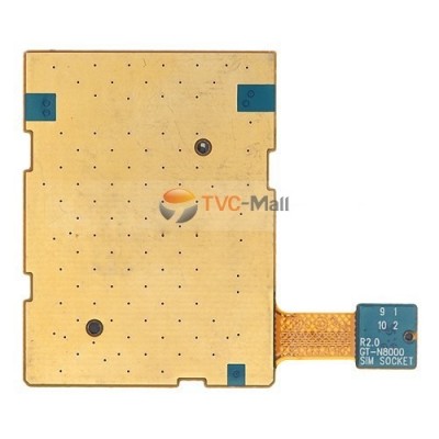 Sim Connector with Flex Cable for Samsung Galaxy Note 10.1 N8000
