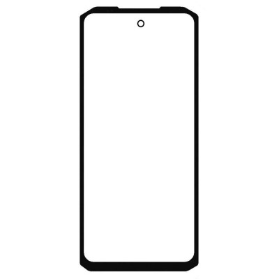 Replacement Front Glass For Ulefone Armor 27 Black By - Maxbhi Com