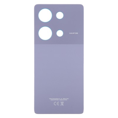 Back Panel Cover For Xiaomi Poco M6 Pro 4g Purple - Maxbhi Com