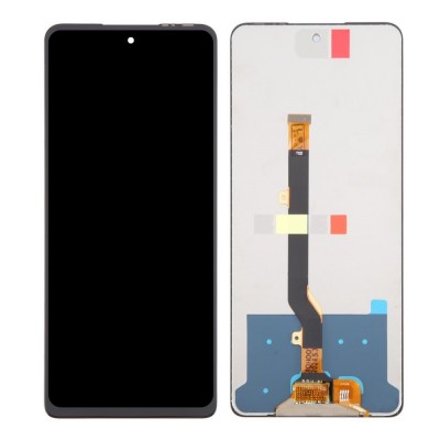 Lcd With Touch Screen For Tecno Spark 20 Pro Black By - Maxbhi Com