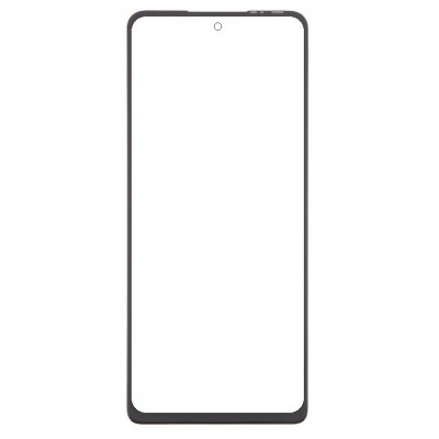 Replacement Front Glass For Tecno Spark 20 Pro Black By - Maxbhi Com