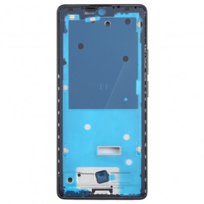 Lcd Frame Middle Chassis For Xiaomi Poco M6 Pro 4g Black By - Maxbhi Com