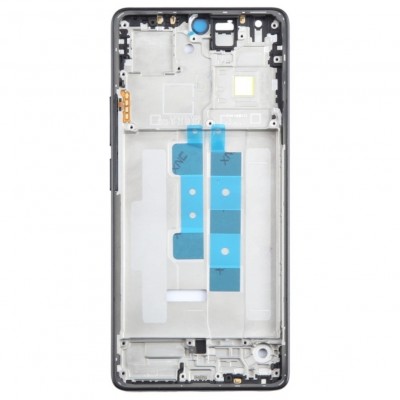 Lcd Frame Middle Chassis For Xiaomi Poco M6 Pro 4g Black By - Maxbhi Com
