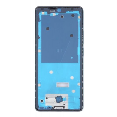 Lcd Frame Middle Chassis For Xiaomi Poco M6 Pro 4g Blue By - Maxbhi Com