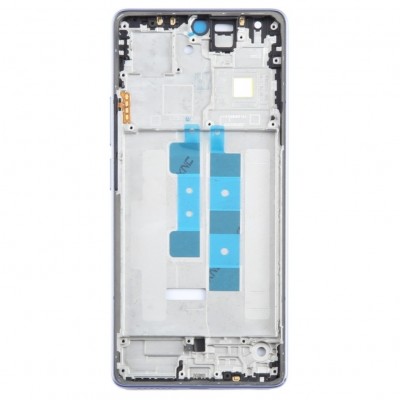 Lcd Frame Middle Chassis For Xiaomi Poco M6 Pro 4g Purple By - Maxbhi Com