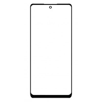 Replacement Front Glass For Itel Rs4 Black By - Maxbhi Com