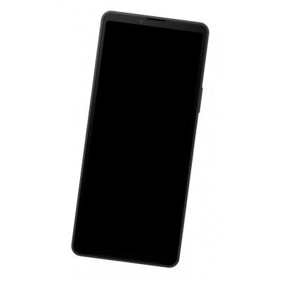 Lcd Frame Middle Chassis For Sony Xperia 10 Vi Blue By - Maxbhi Com
