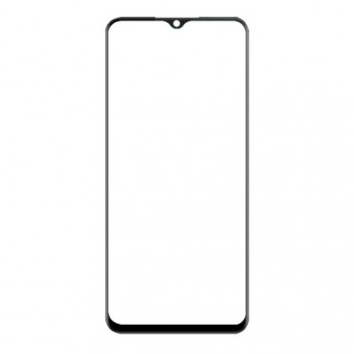 Replacement Front Glass For Oukitel C38 Black By - Maxbhi Com