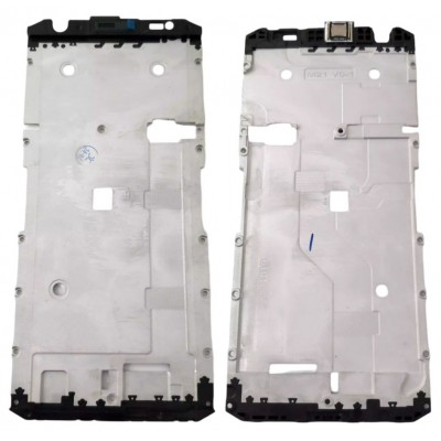 Lcd Frame Middle Chassis For Doogee S41t Black By - Maxbhi Com
