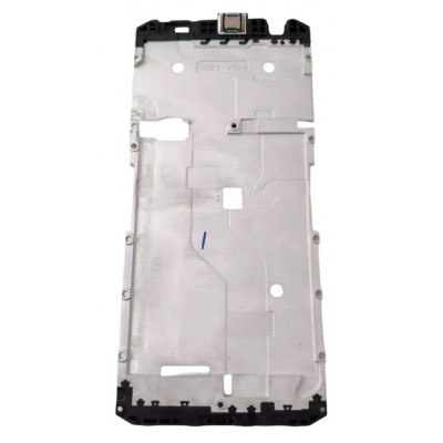 Lcd Frame Middle Chassis For Doogee S41t Black By - Maxbhi Com