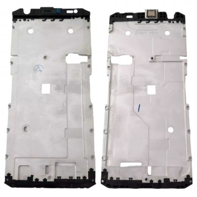 Lcd Frame Middle Chassis For Doogee S41t White By - Maxbhi Com