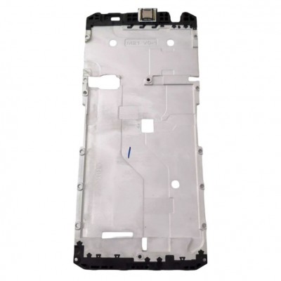Lcd Frame Middle Chassis For Doogee S41t White By - Maxbhi Com