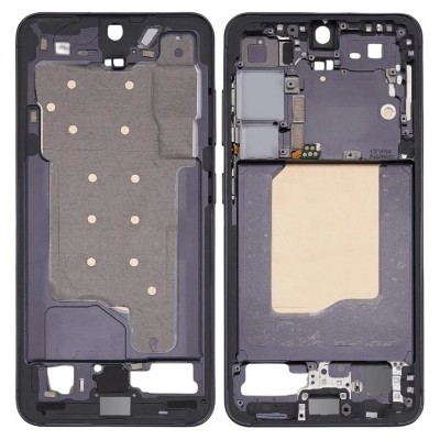 Lcd Frame Middle Chassis For Samsung Galaxy S25 Black By - Maxbhi Com