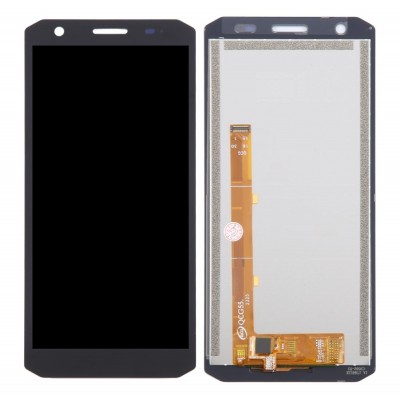 Lcd With Touch Screen For Doogee S41t Black By - Maxbhi Com