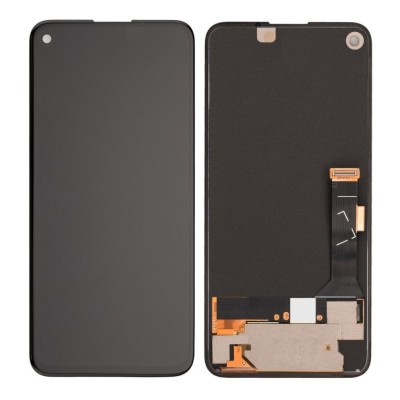 LCD with Touch Screen for Google Pixel 4a - Blue by Maxbhi.com