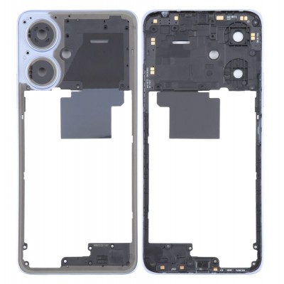 Middle Frame Ring Only For Xiaomi Redmi 13r 5g Purple By - Maxbhi Com