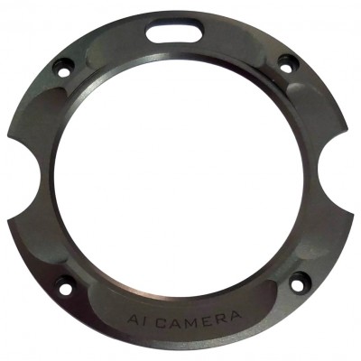 Camera Lens Glass With Frame For Blackview Bl9000 Pro 5g Black By - Maxbhi Com