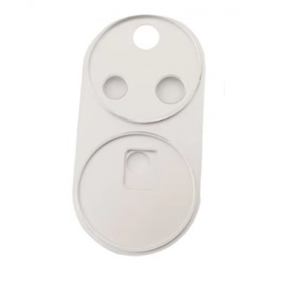 Camera Lens Glass With Frame For Oukitel C38 White By - Maxbhi Com