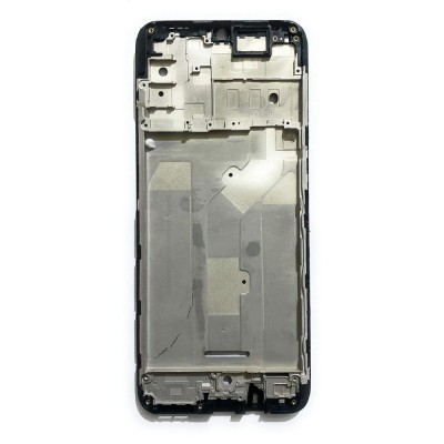 Lcd Frame Middle Chassis For Tecno Spark 4 Black By - Maxbhi Com