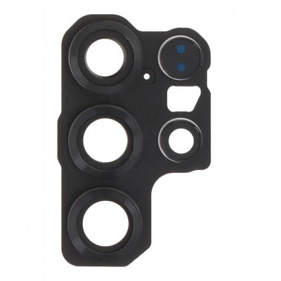 Camera Lens Glass With Frame For Samsung Galaxy S25 Ultra Black By - Maxbhi Com