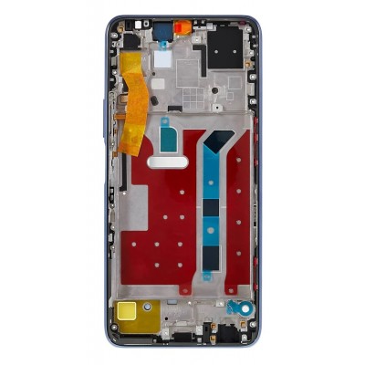 Lcd Frame Middle Chassis For Huawei Enjoy 20 Pro Blue By - Maxbhi Com