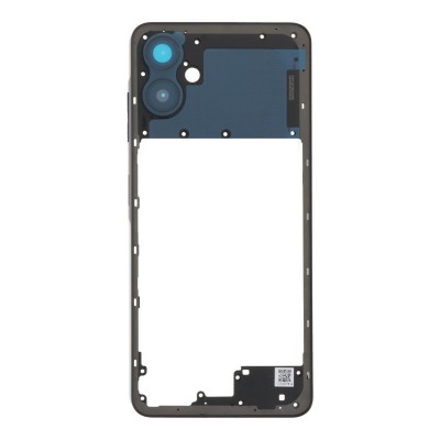Middle Frame Ring Only For Samsung Galaxy A06 5g Black By - Maxbhi Com