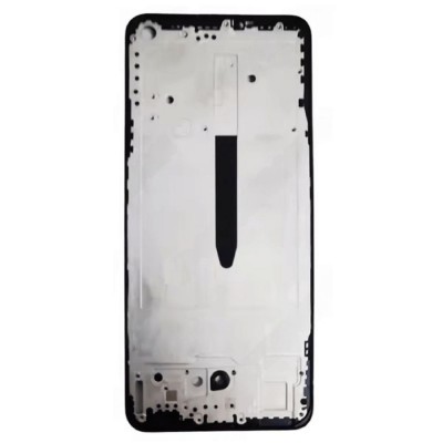 Lcd Frame Middle Chassis For Oppo Reno6 Z Black By - Maxbhi Com