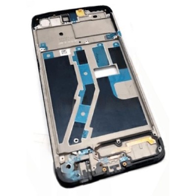 Lcd Frame Middle Chassis For Oppo A12e White By - Maxbhi Com