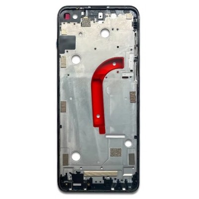 Lcd Frame Middle Chassis For Motorola Edge S Black By - Maxbhi Com