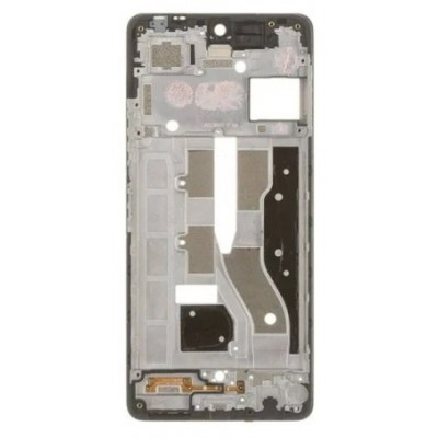 Lcd Frame Middle Chassis For Tecno Camon 20 Premier Blue By - Maxbhi Com
